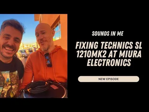 Fixing Technics sl 1210mk2 at Miura Electronics